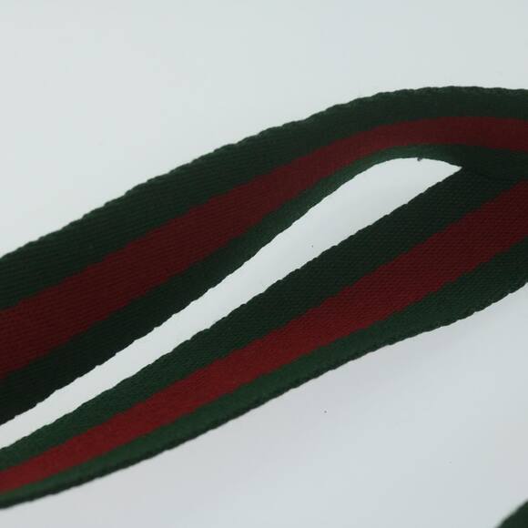 GUCCI GG Plus Supreme Web Sherry Line Tote Bag Beige Red Green - Picture 9 of 12